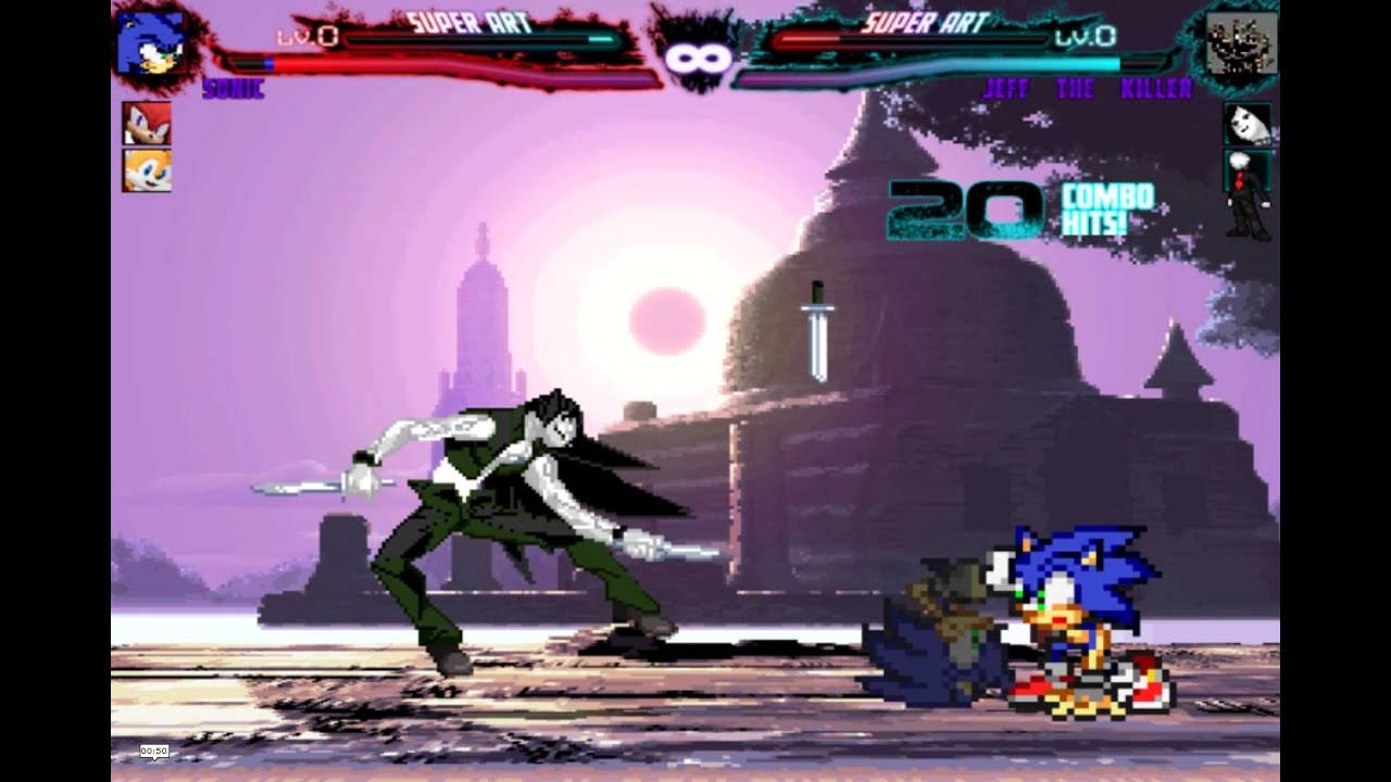 Sonic Team vs Creepypasta Team  [MUGEN LEGACY]