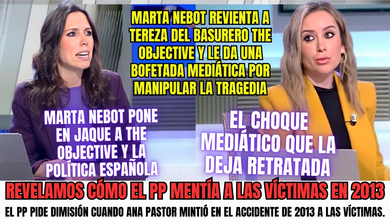“Doble rasero mediático ¿Por qué exigen dimisiones solo ahora Marta Nebot lo revela”