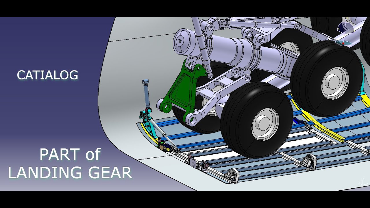 Part of Landing Gear - CATIA V5  -  CATIALOG