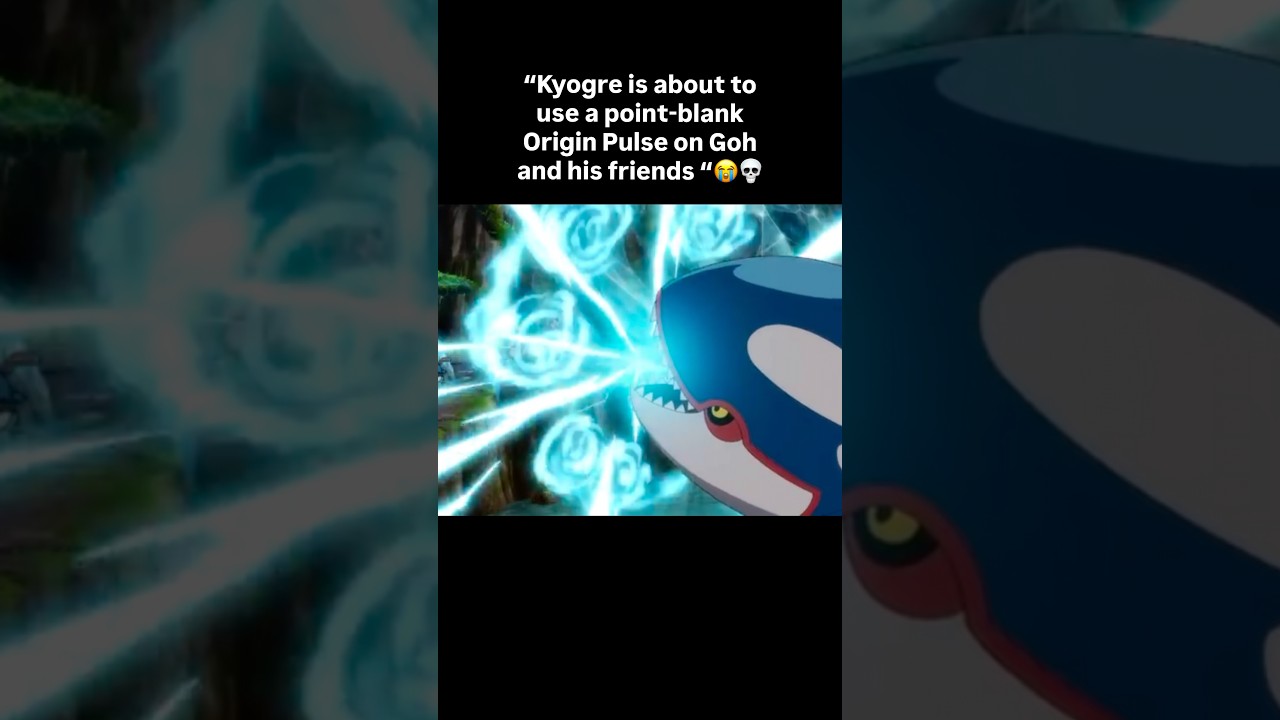 Kyogre cried after that 😭 #pokemon #pokemonshorts #pokemonanime #shorts #viral #fypシ #meme #anime