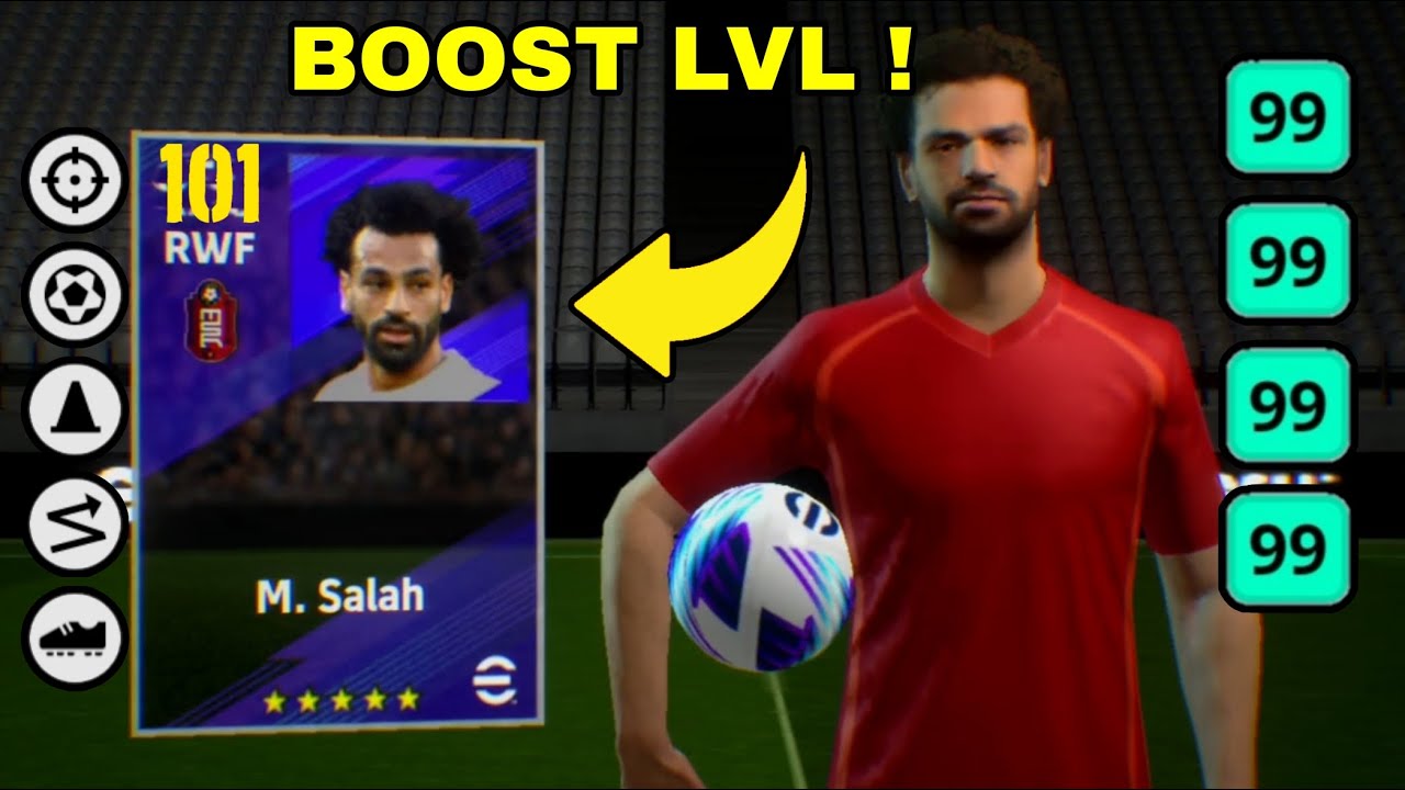 HOW TO TRAIN M. SALAH MAX LEVEL || EFOOTBALL 2024 MOBILE