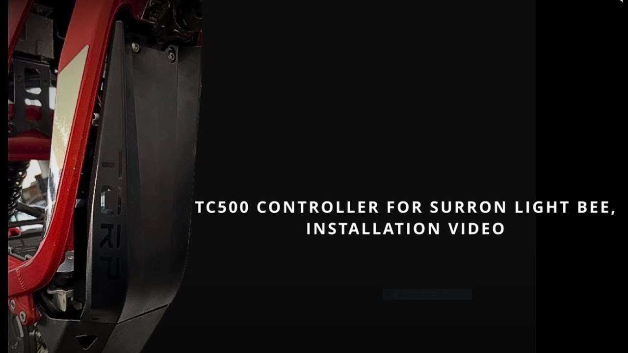 TORP TC500 CONTROLLER FOR SURRON LIGHT BEE: INSTALLATION INSTRUCTIONS