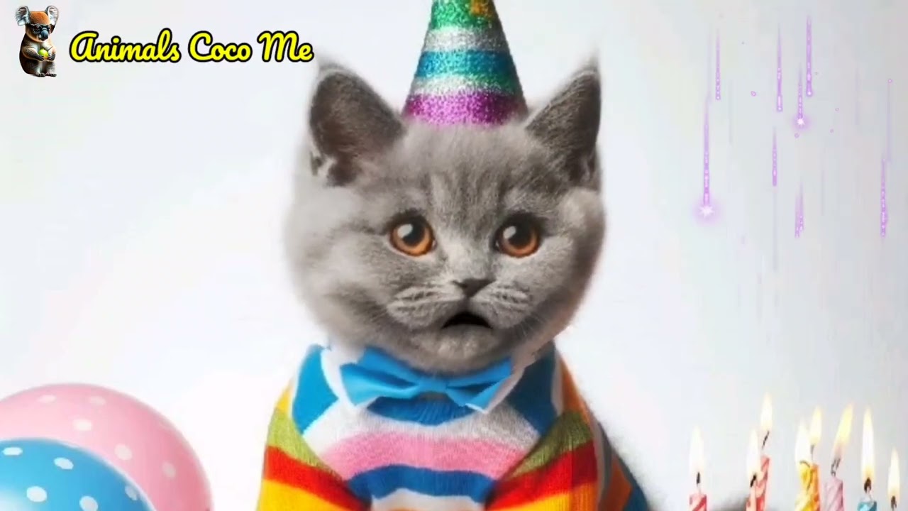 Kitty Crooner: Birthday Melodies 🎤🎁 | Adorable Cute Cat 😺