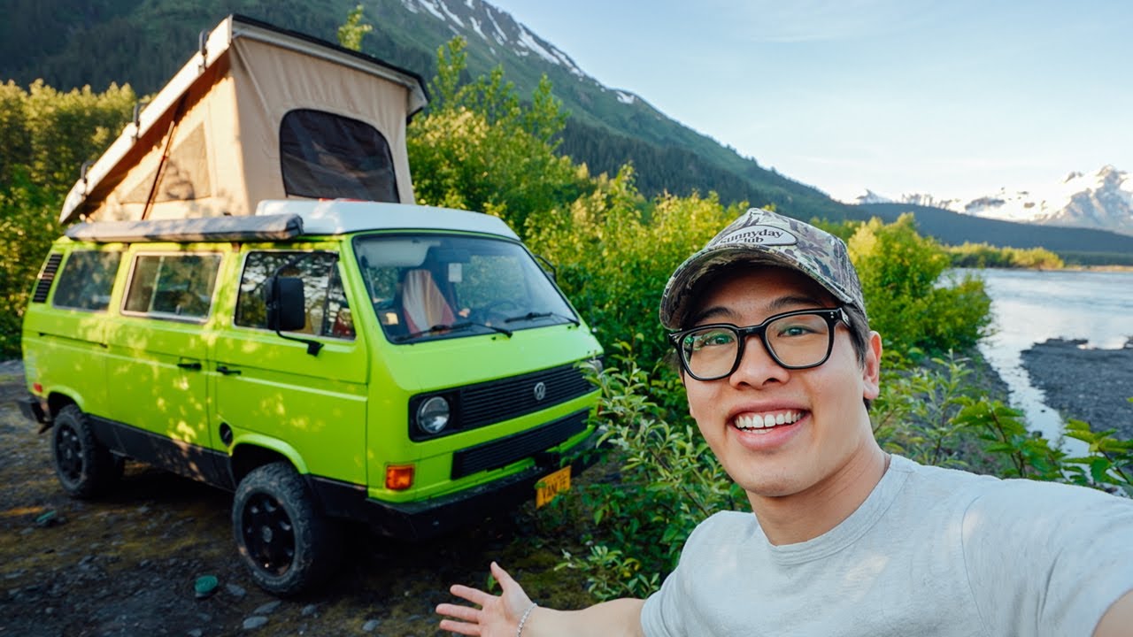 Vanlife Camping in Alaska for 4 Days