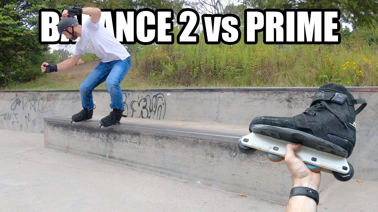 50/50 Balance 2 vs 50/50 Prime Skating Flat / Aggressive Inline
