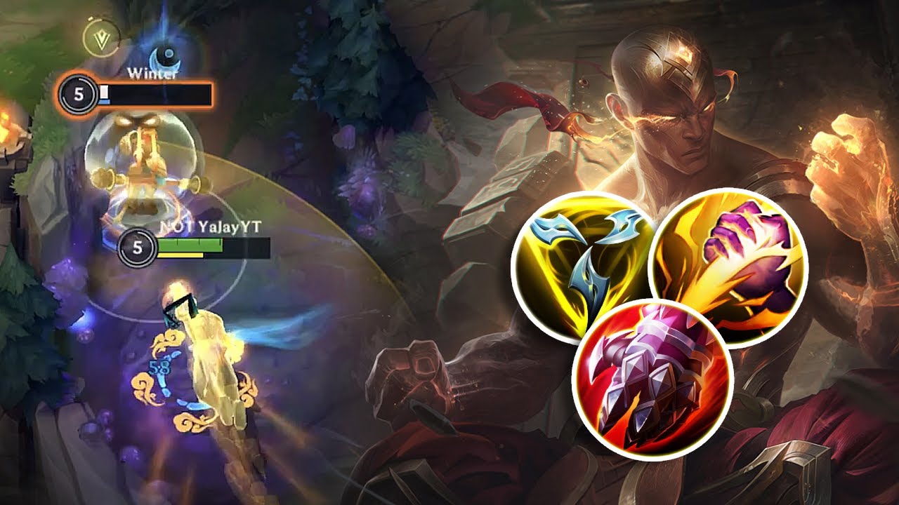 WILD RIFT: LEE SIN GOD FIST | RANKING FULL GAMEPLAY (BUILD AND RUNES) JUNGLE TIPS