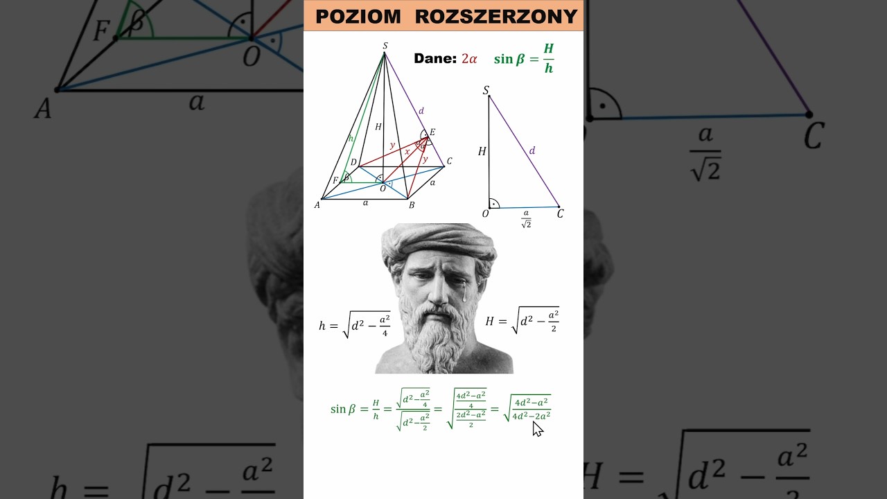 Pitagoras tu nie pomoże - wymagająca stereometria