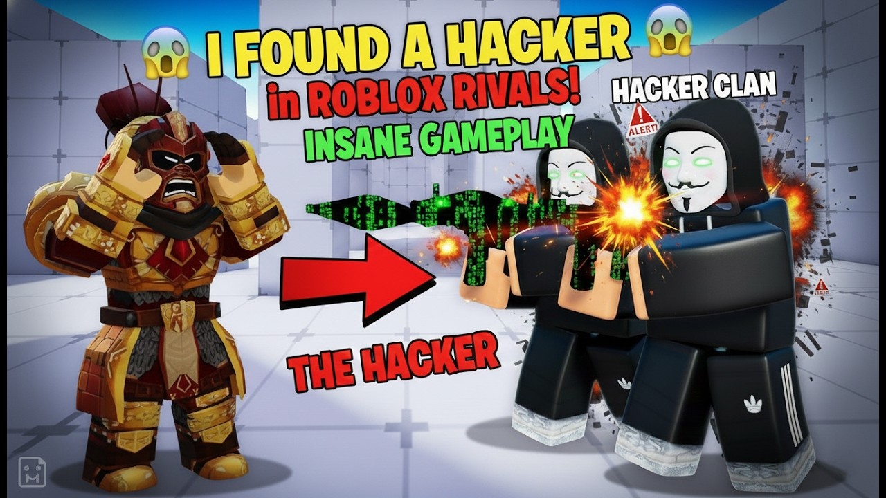 😱 I FOUND A HACKER in ROBLOX RIVALS! (INSANE GAMEPLAY)