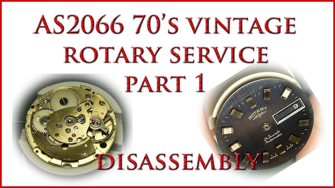 AS2066 Service 70's Rotary, часть 1. Разборка