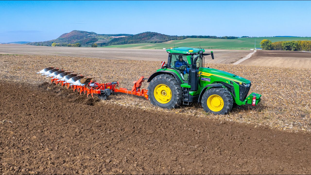 Szántás 2024 | JD 8R 410 + KUHN MULTI-LEADER XT OL 7 + bemutató