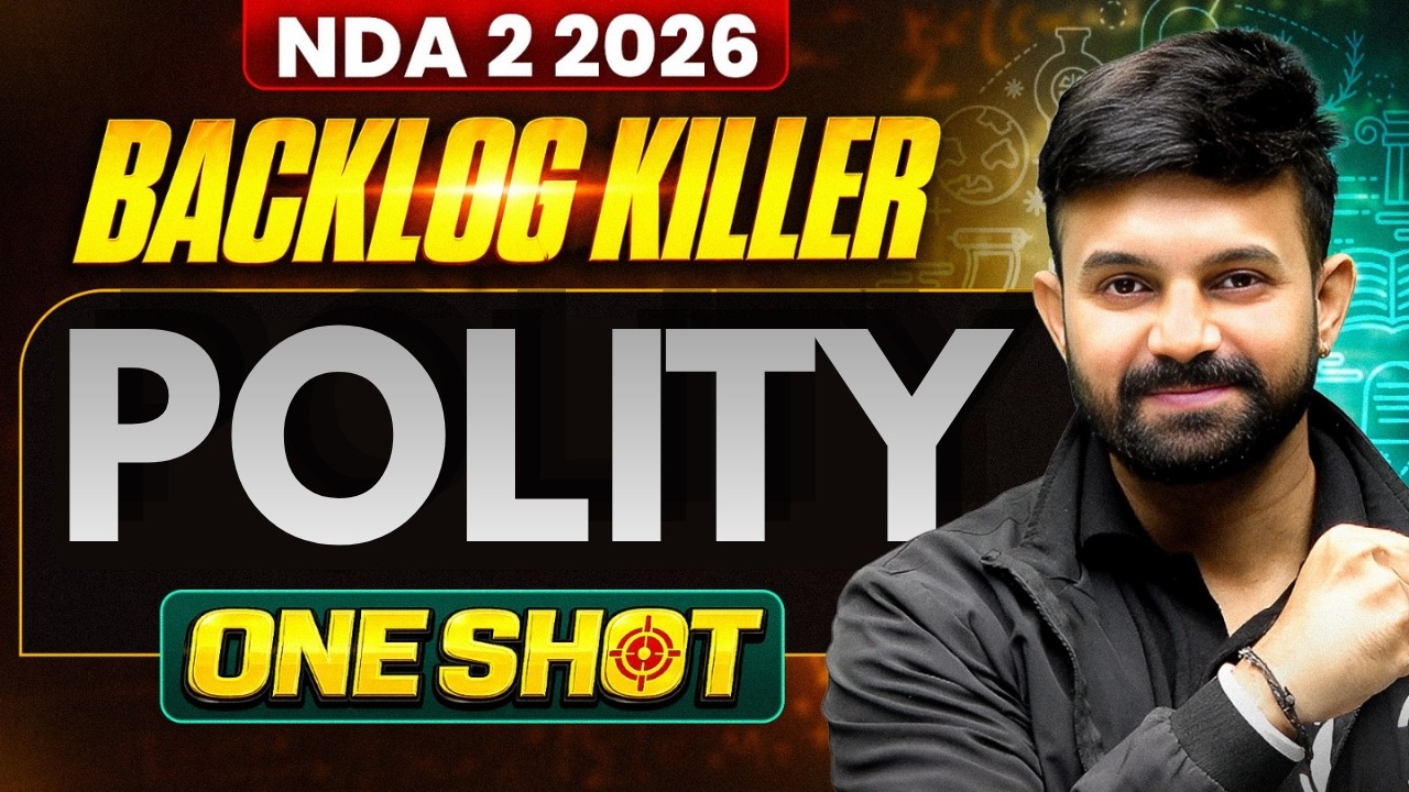 NDA Polity ✅  NDA Backlog Killer Series ⚔️ Polity For NDA 2 2026 | NDA Polity One Shot | DW NDA