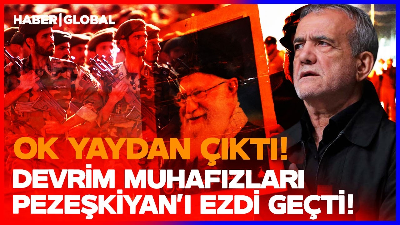 DEVRİM MUHAFIZLARI İRAN CUMHURBAŞKANI PEZEŞKİYAN'I EZDİ GEÇTİ! Hamaney'in Ölümü Devleti Kaosa Soktu!