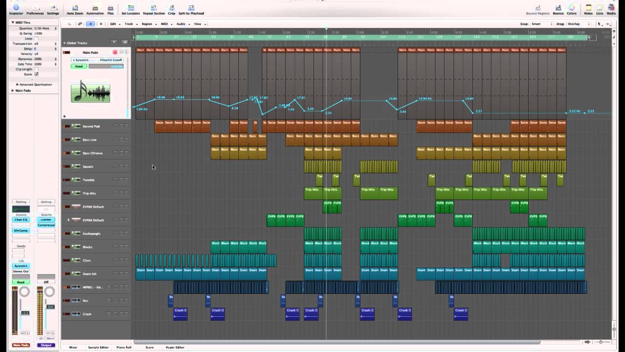 Logic Pro Template -  Sleek (Deep House Style)