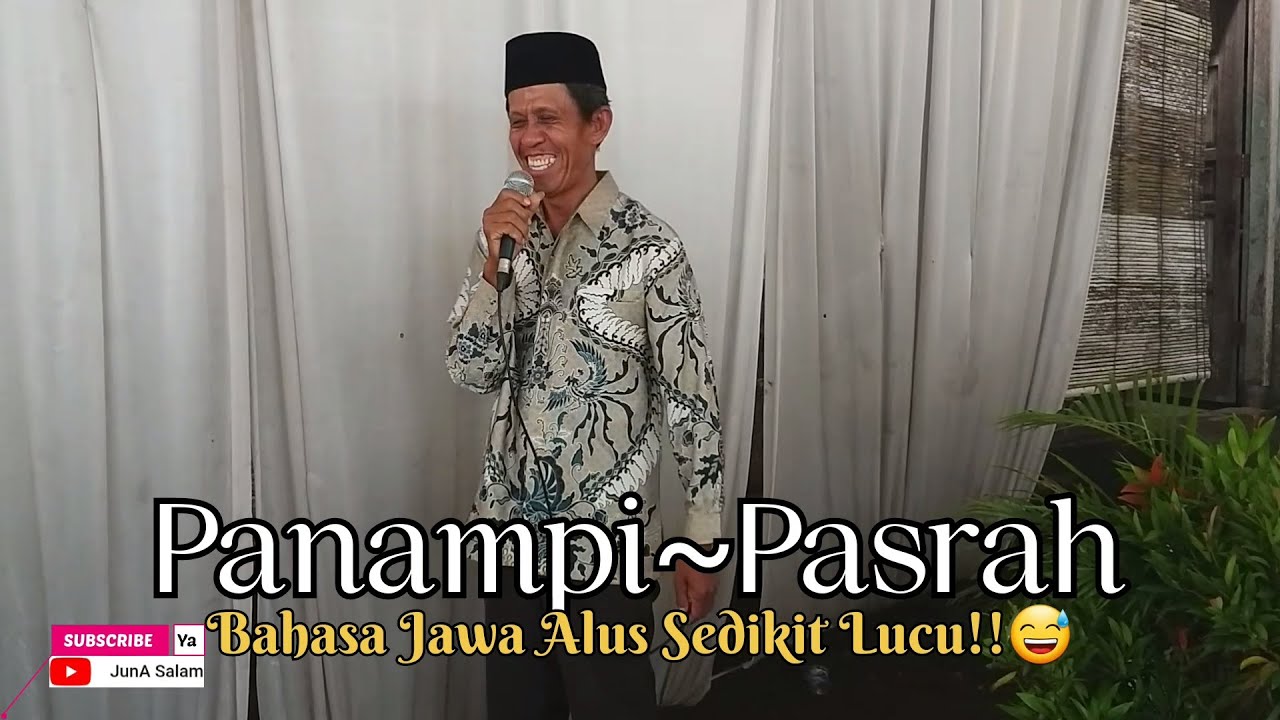 panampi PASRAH TEMANTEN KAKUNG BAHASA JAWA ALUS & LUCU!! | Eps 2