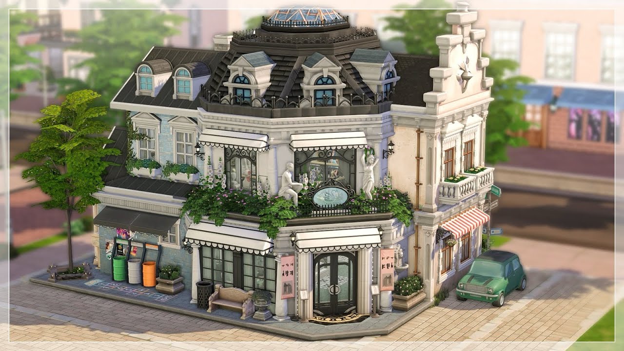 Музей Ньюкрест 🖼️🎨 | Скоростная постройка в Sims 4