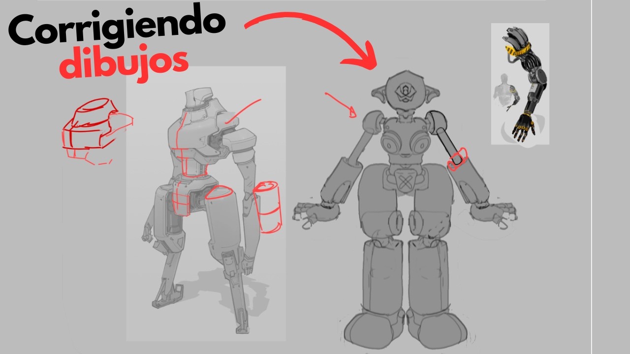 Aprendé viendo cómo corrijo dibujos de suscriptores