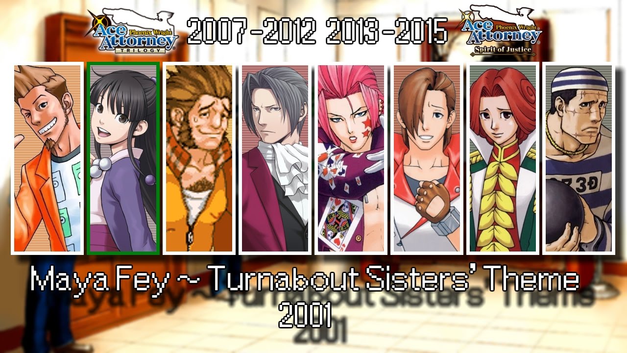 (Outdated) Ace Attorney: All Defendant Themes 2016