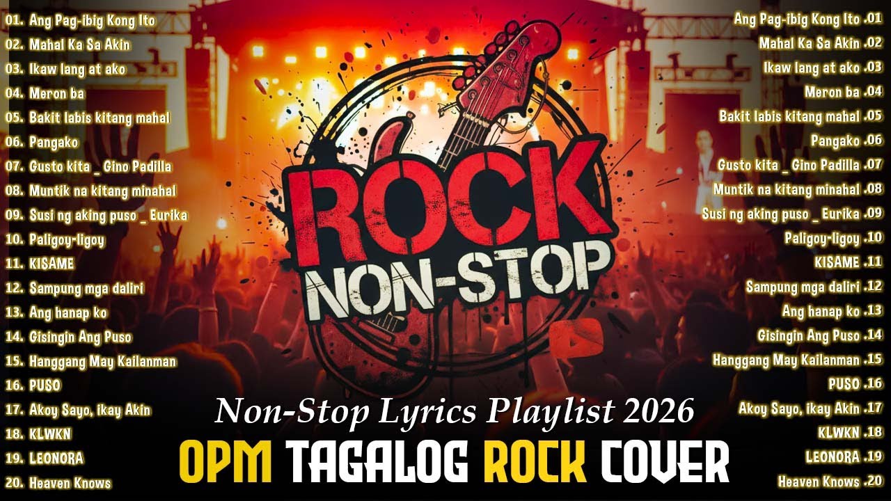 Mahal Ka Sa Akin - OPM Tagalog Rock Cover Nonstop - Playlist 2026 🎸Most Played Tagalog Love Songs