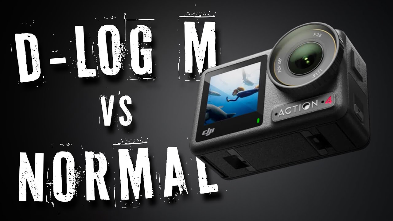 D-log M vs. Normal colours on DJI OSMO Action 4 and 5