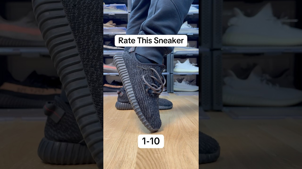One of my favorite sneakers Adidas Yeezy Boost 350 V1 Pirate Black #shorts #fyp #trending