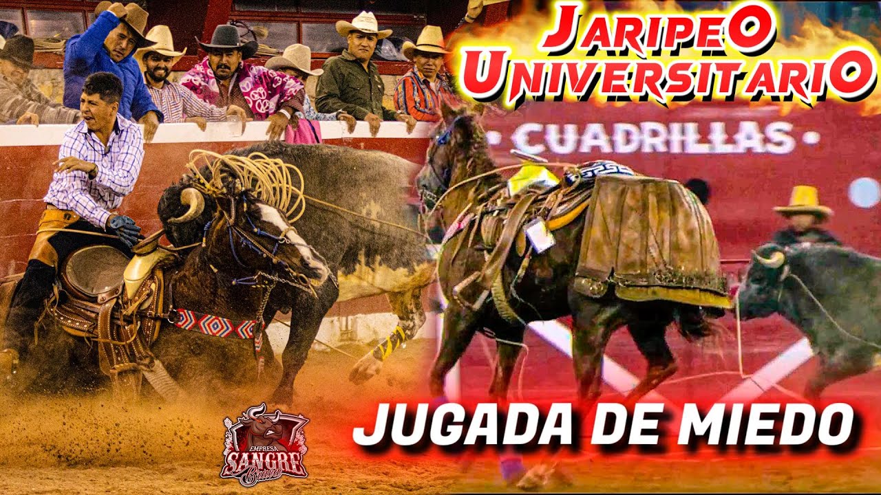 Jugada de Suspens0 En El Jaripeo Universitario 2025 En la Monumental de Morelia