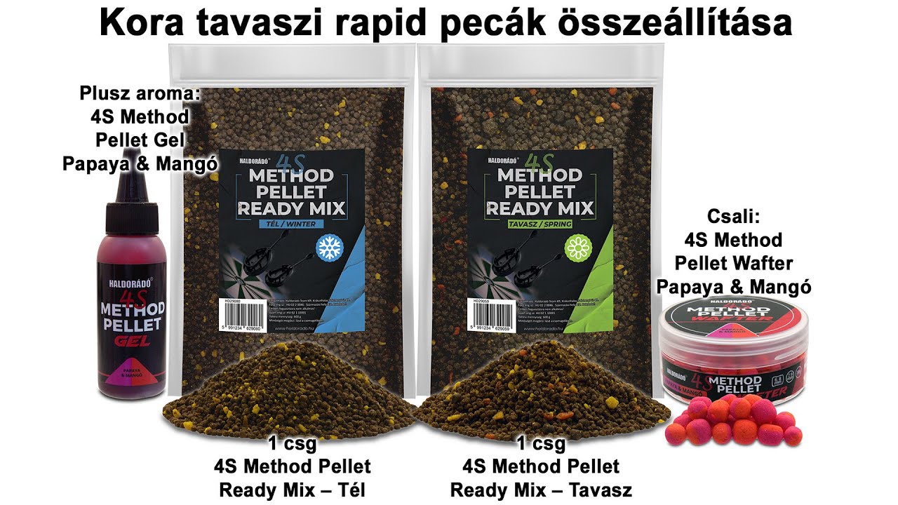 Tavaszi fog&oacute;s receptek felmelegedő vizekre 2024 - 1. r&eacute;sz Kora tavaszi rapid pec&aacute;k &ouml;ssze&aacute;ll&iacute;t&aacute;sa