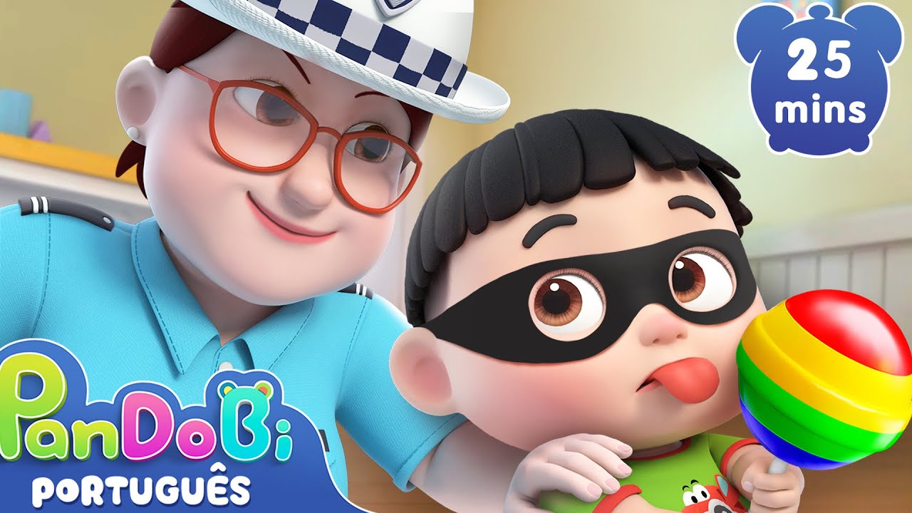 Jogo de Polícia e Ladrão! 👮 - Super Pandobi em Português