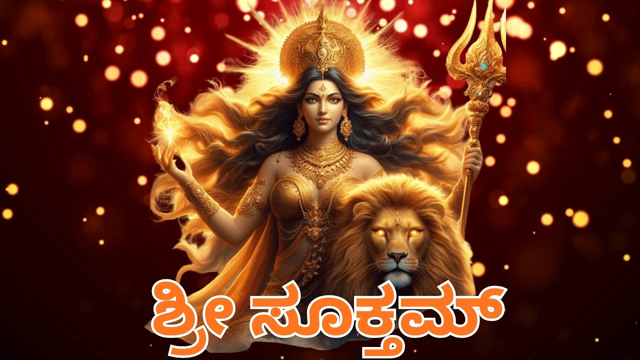 Sri Suktam Full | ಶ್ರೀ ಸೂಕ್ತಮ್ ಕನ್ನಡ | Powerful Lakshmi Mantra for Dhana, Aishwarya & Blessings