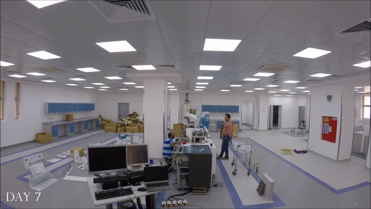 Cobas 8000 Installation Time lapse video
