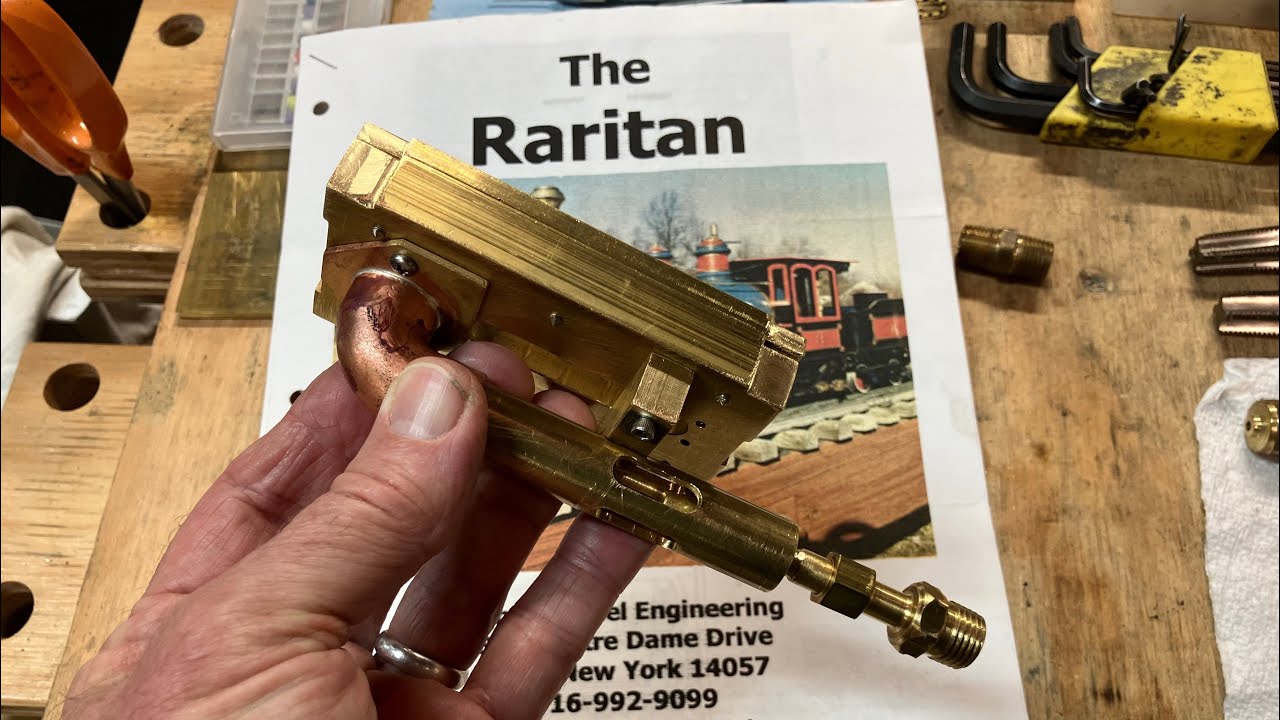 Пропановая горелка для локомотива Raritan, часть 2.