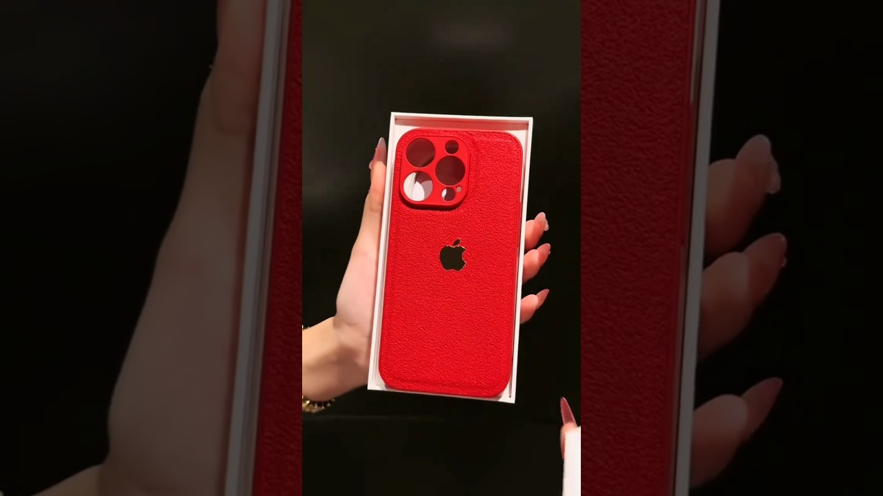 beautiful red colour ❤️ #iphone #redcolour #applecase #case #shortsvideo #shortvideo #ios #foryou