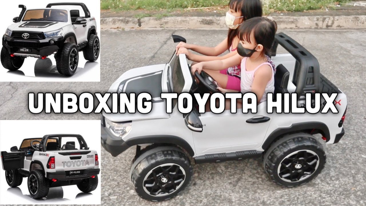 UNBOXING ZARA'S TOYOTA HILUX RIDE ON CAR (FOR TODDLERS) | Chua R Us