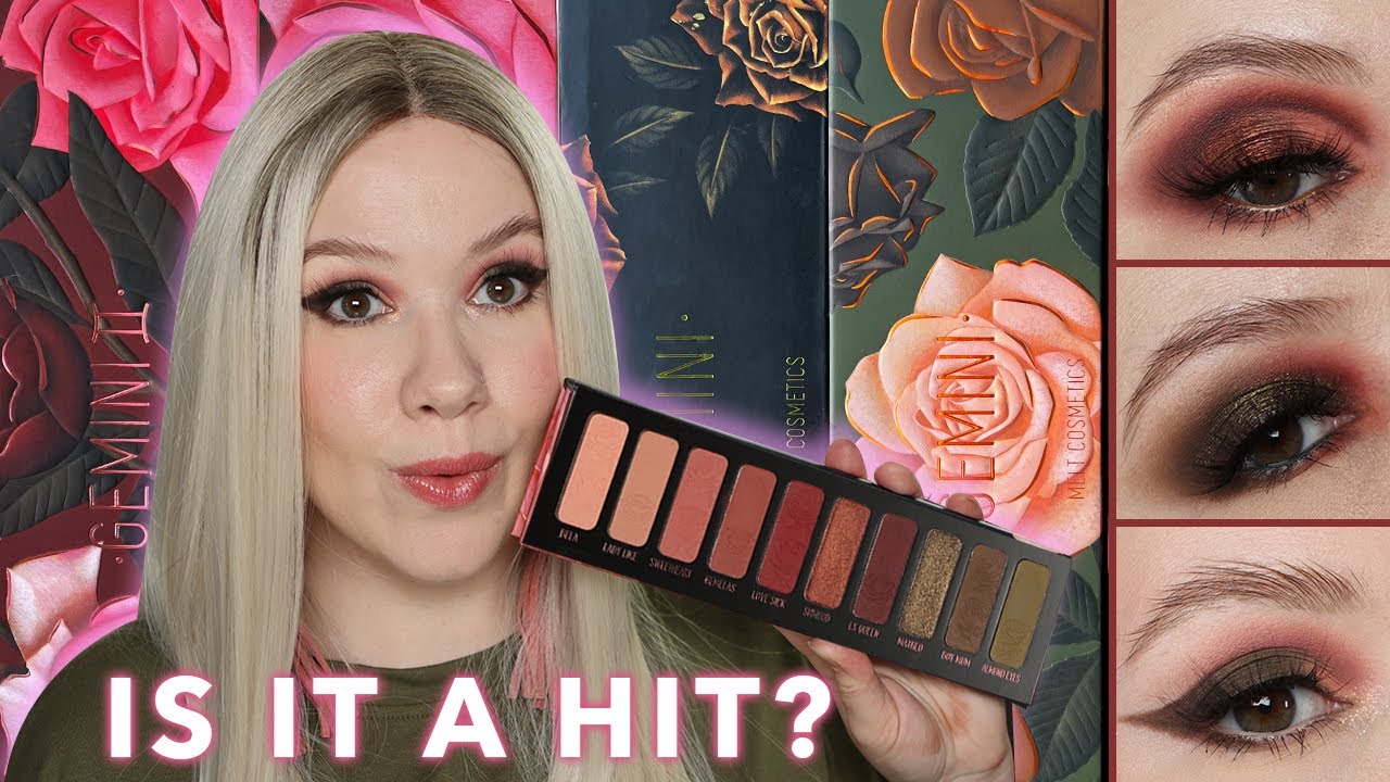 Melt Cosmetics Gemini II Swatches & 3 Looks | Swatch comparisons!!