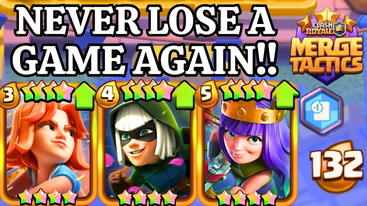CLAN x AVENGERS Is UNBEATABLE! - Clash Royal Merge Tactics
