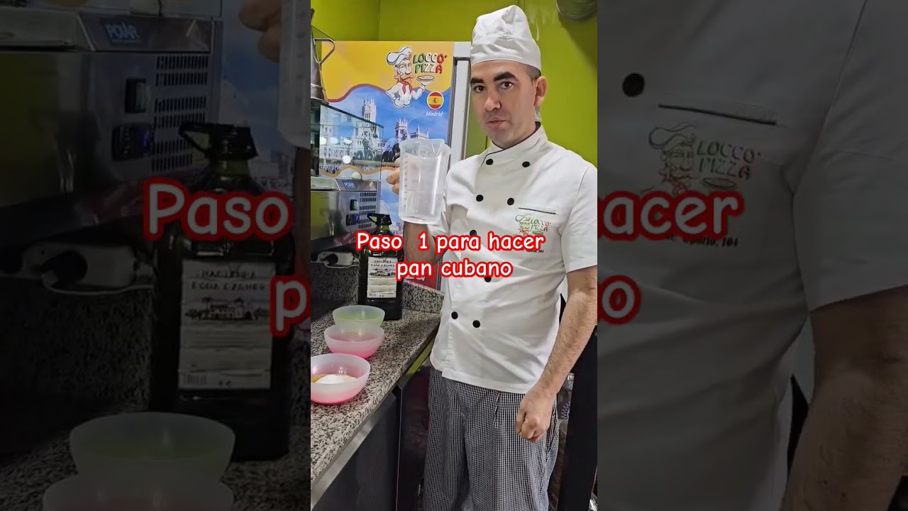 Como hacer un pan cubano paso 1 #pan