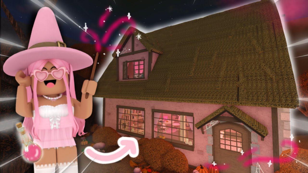i built a WITCHES HOUSE in bloxburg