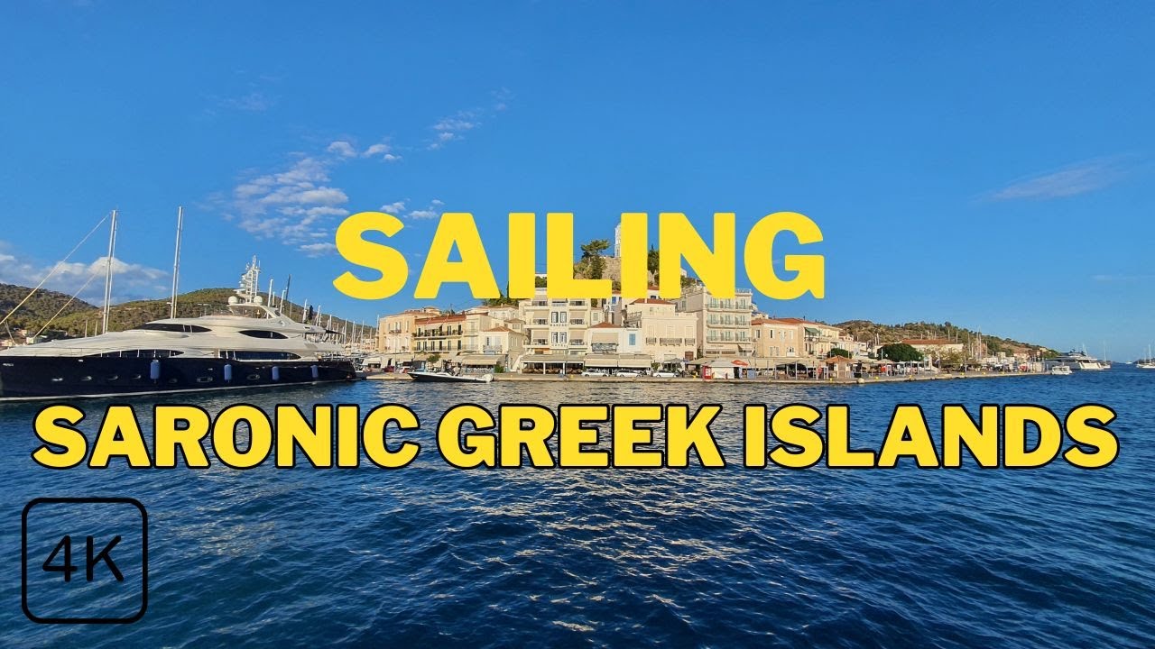 [4K] 🇬🇷 Saronic Islands Greece Sailing in October | Sail GREECE | Saronic Gulf