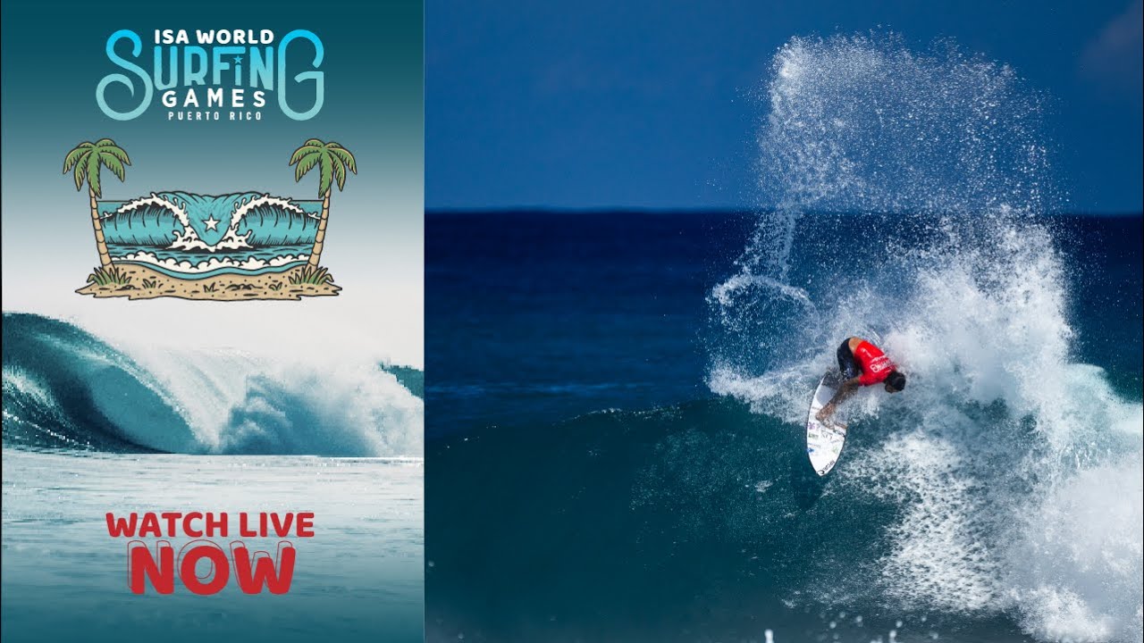 WEBCAST - Competition Day 2  - 2024 ISA World Surfing Games