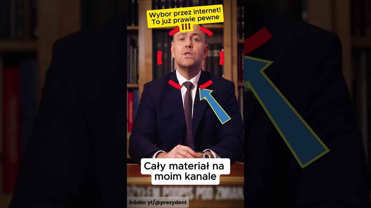 🔥 Wybory przez Internet? To już prawie pewne! Prezydent wzmacnia głos obywateli. #polityka #shorts