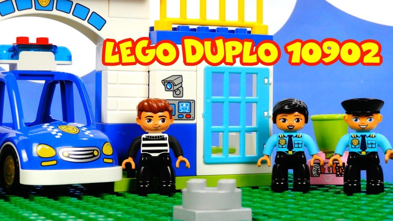 LEGO DUPLO 10902 Police Station (ЛЕГО Дупло 10902 Полицейский участок). Строим из ЛЕГО Дупло.