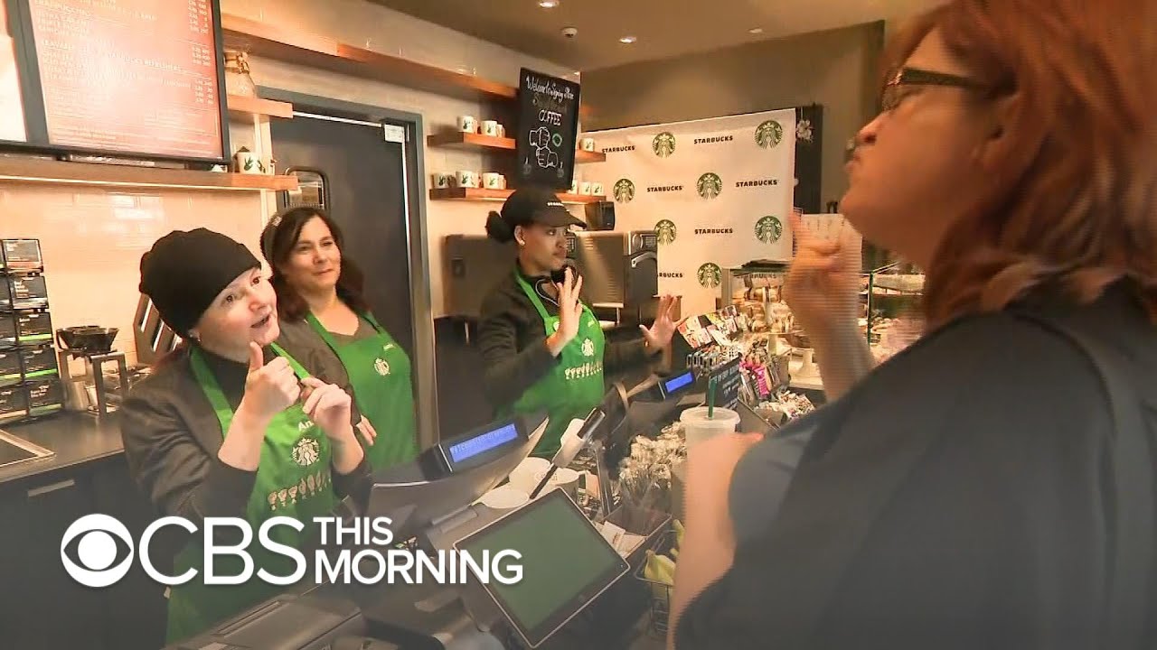 First sign language Starbucks store opens in Washington, D.C.