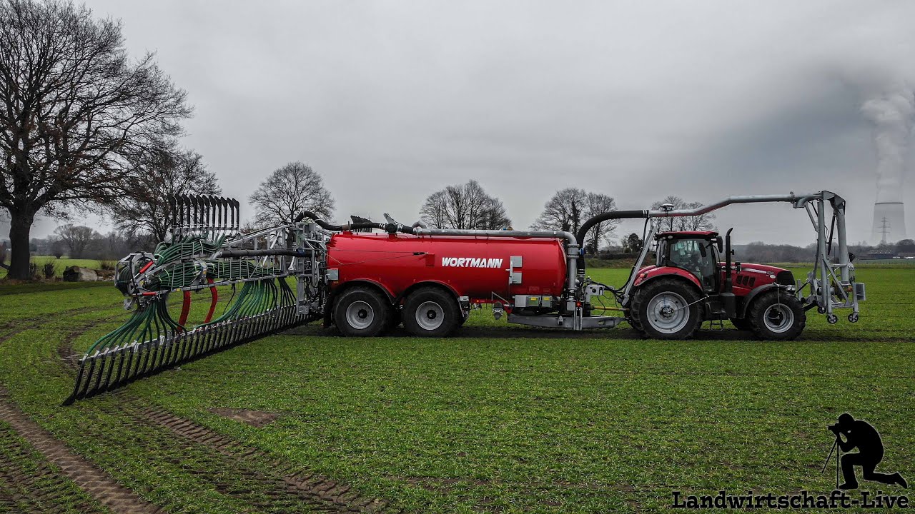 Case Puma 185cvx &  Stapel PT20 mit Vogelsang SwingMax Slide | Gülle Fahren 2021 | Wortmann