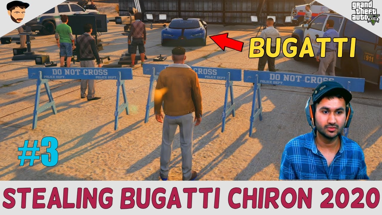 GTA 5 - STEALING NEW BUGATTI CHIRON 2020 | GTA V GAMEPLAY #3 😱