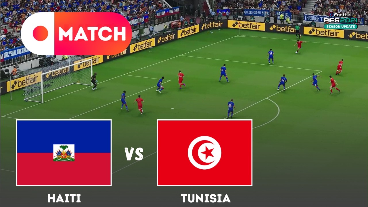 HAITI vs TUNISIA | Friendly International 2026 Match Simulation | eFootball PES 21 Gameplay