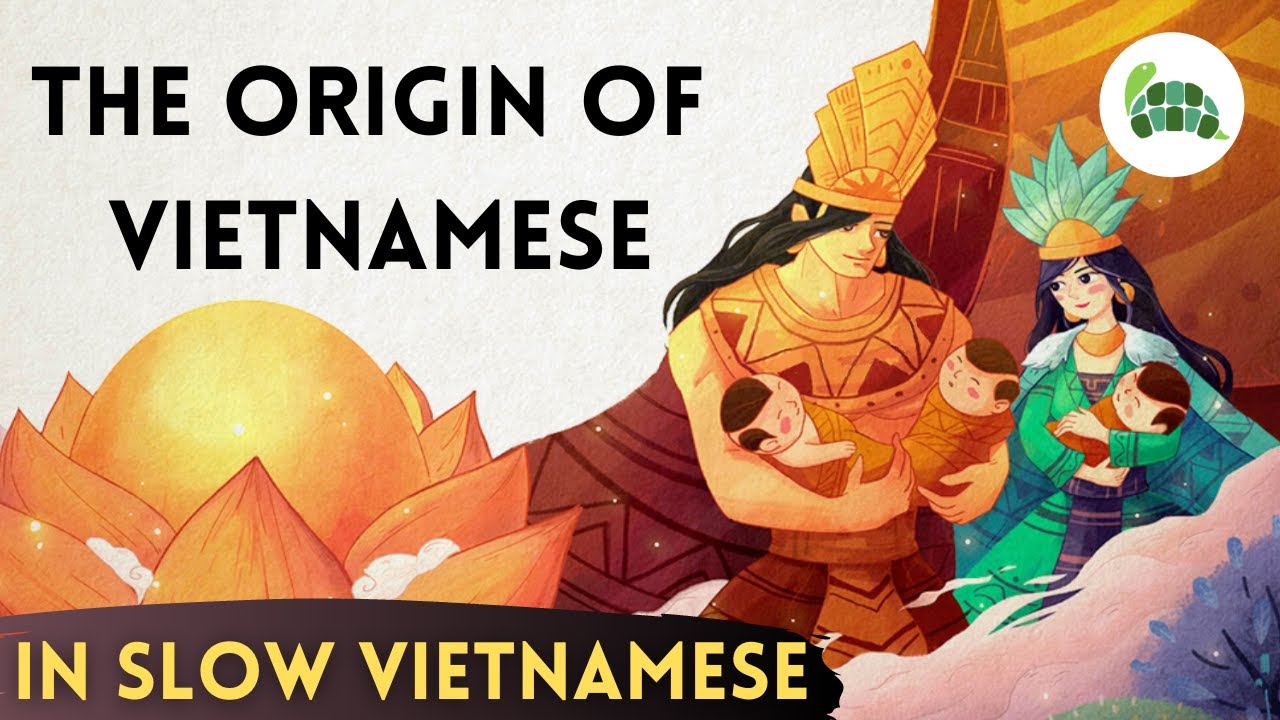 Story in Slow Vietnamese | Origin of Vietnamese people | Vietnamese fairy tales series | CI