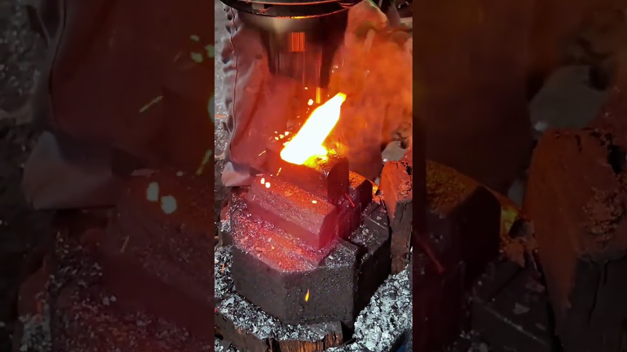 Episode 27 Traditional Old Craft of Steel Clamping forging the process of forging a pig