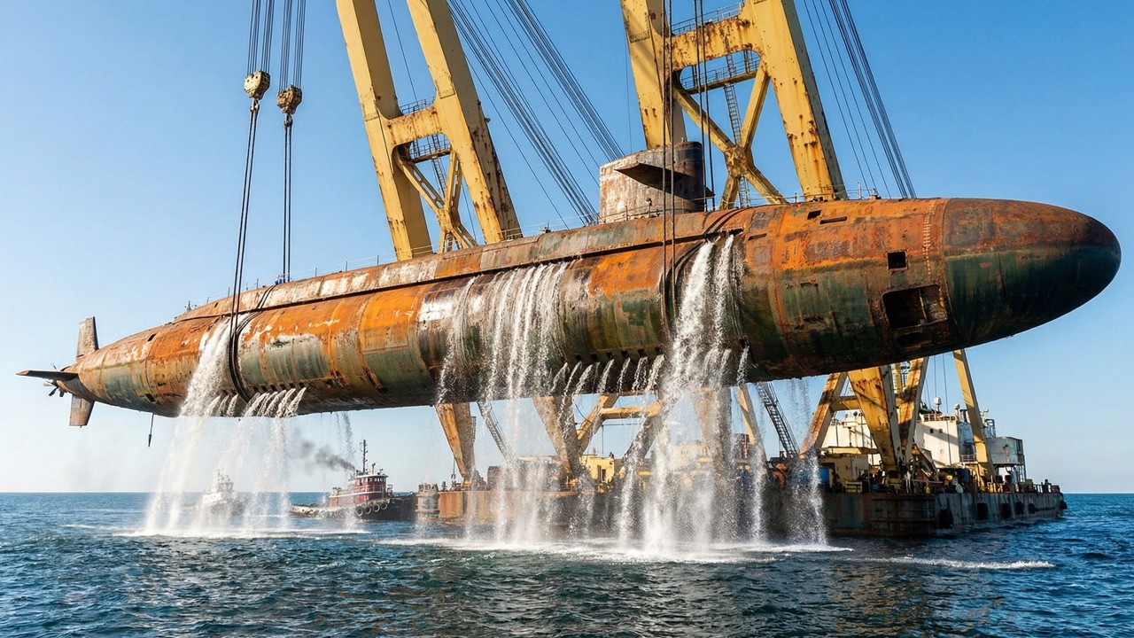 Inside the Deep Sea Salvage of a Nuclear Giant: Ohio Class Submarine Ohio-Class Submarine