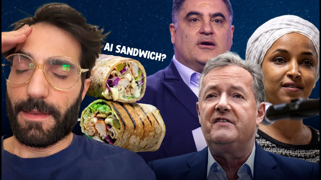 I Taste Lebanon's First A.I. Sandwich, Ilhan Omar Attacked, & Piers Morgan Reaction
