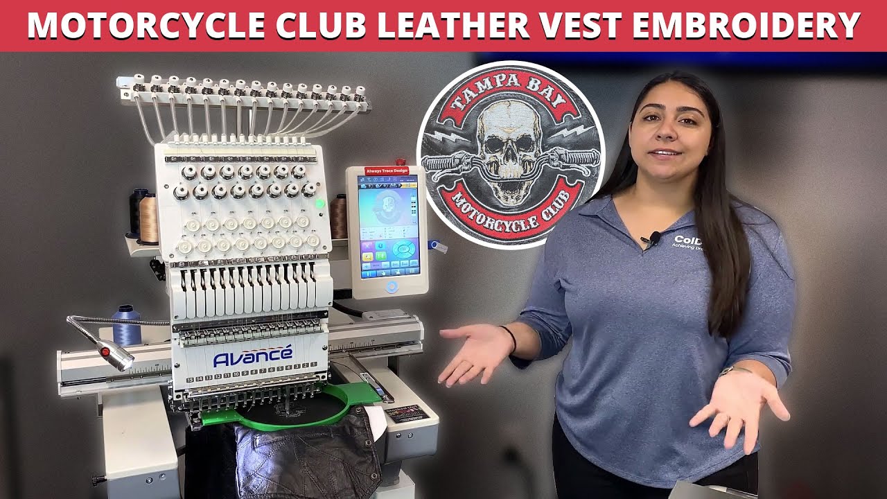 How To Embroidery on Leather | Avancé 1501C