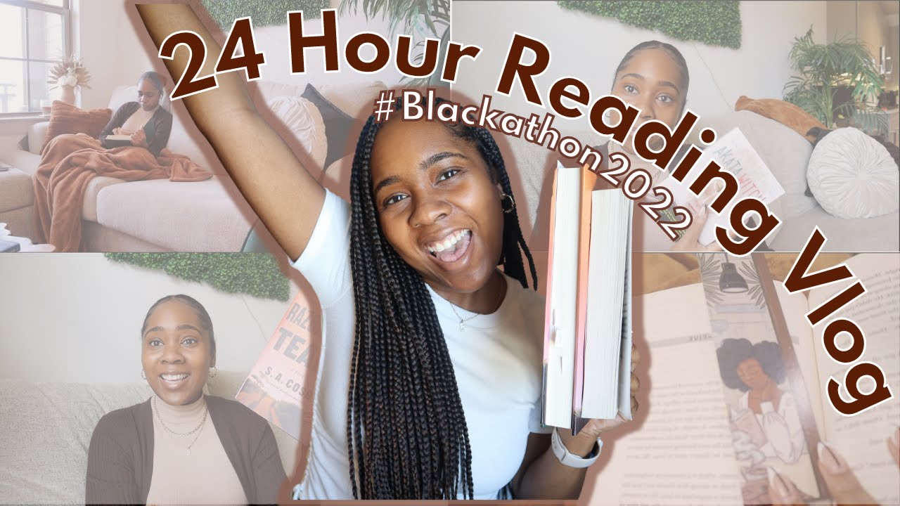 24-часовой книжный марафон // Влог о чтении в рамках Blackathon 2022